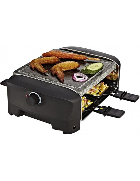 Appareil à Raclette PRINCESS 4 Stone Grill Party - 1600 Watts - Noir (162810) Appareil à Raclette PRINCESS 4 Stone Grill Party - 1600 Watts - Noir (162810)