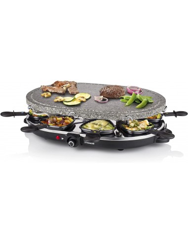 Appareils à Raclette PRINCESS 8 Poêlons 2en1 - 1200 Watts - Noir Appareils à Raclette PRINCESS 8 Poêlons 2en1 - 1200 Watts - Noir