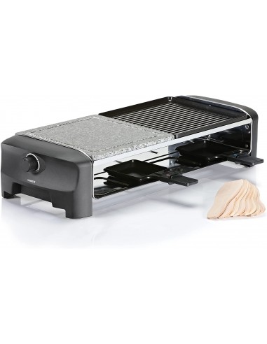 Appareil à Raclette PRINCESS - 8 Stone et Grill Party 1300 Watts - Noir (162820) Appareil à Raclette PRINCESS - 8 Stone et Grill Party 1300 Watts - Noir (162820)