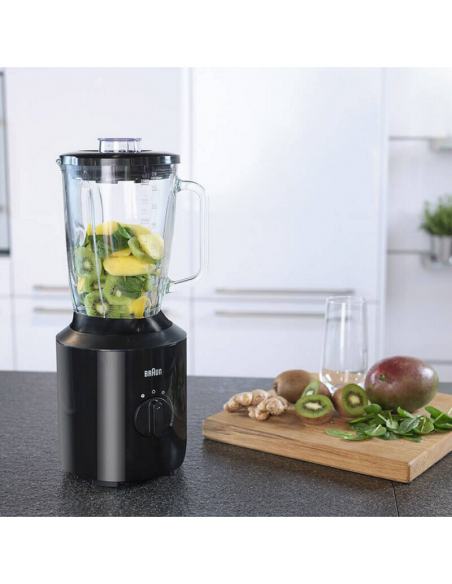 Blender BRAUN PowerBlend 3 - 800 Watts - 1500 Litres - Noir (JB3100BK) Blender BRAUN PowerBlend 3 - 800 Watts - 1500 Litres - Noir (JB3100BK)