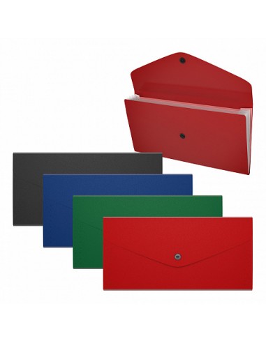 Enveloppe avec pochettes ErichKrause® Matt Classic, opaque, Travel, couleurs assorties (4 pièces dans un sachet) prix tunisie