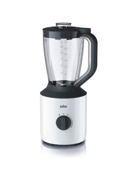 Blender BRAUN PowerBlend 3 - 800 Watts - 1500 Litres - Blanc (JB3100WH) Blender BRAUN PowerBlend 3 - 800 Watts - 1500 Litres - Blanc (JB3100WH)