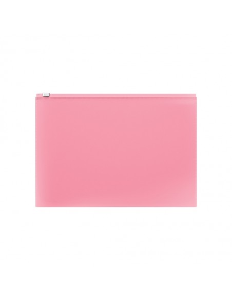 Pochette zippée ErichKrause® Fizzy Pastel, А4, couleurs assorties (12 pièces par sachet)