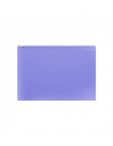 Pochette zippée ErichKrause® Fizzy Pastel, Voyage, couleurs assorties (12 pièces dans un sachet)