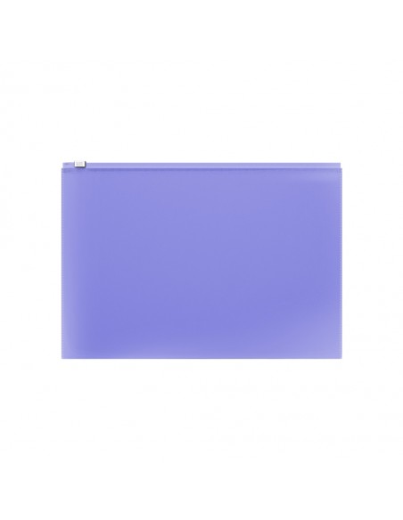 Pochette zippée ErichKrause® Fizzy Pastel, Voyage, couleurs assorties (12 pièces dans un sachet)