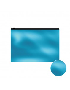 Pochette zippée ErichKrause® Glossy Ice Metallic, А4, couleurs assorties (12 pièces dans un sachet) prix tunisie 2