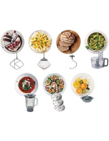 Robot Kitchen Machine KENWOOD 1000 Watt - Silver (KHC29.W0SI) Robot Kitchen Machine KENWOOD 1000 Watt - Silver (KHC29.W0SI)