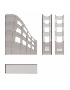 Porte-Papier ErichKrause® S-Wing, Classic, 75mm, smoky prix tunisie 2