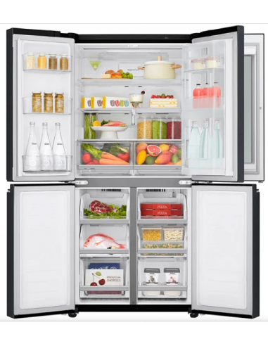 Réfrigérateur No Frost Side by Side LG 458 L - Gris charbon (GC-Q22FTQKL) Réfrigérateur No Frost Side by Side LG 458 L - Gris charbon (GC-Q22FTQKL)
