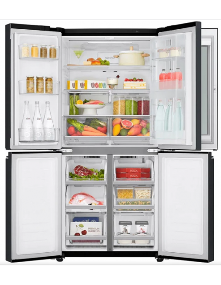 Réfrigérateur No Frost Side by Side LG 458 L - Gris charbon (GC-Q22FTQKL) Réfrigérateur No Frost Side by Side LG 458 L - Gris charbon (GC-Q22FTQKL)