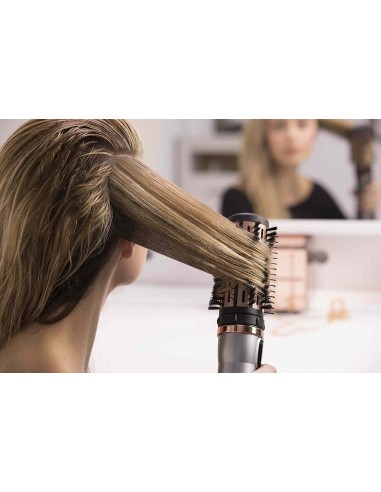 Brosse Cheveux REMINGTON - Rotative Soufflante Chauffante - Gris (AS8810)