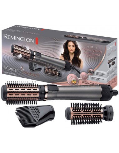 Brosse Cheveux REMINGTON - Rotative Soufflante Chauffante - Gris (AS8810)