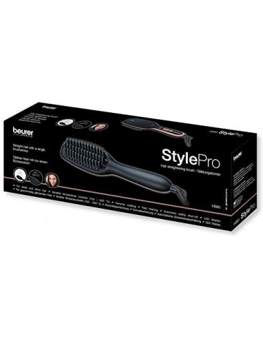 Brosse Lissante BEURER Ionisante - Noir (HS60) Brosse Lissante BEURER Ionisante - Noir (HS60)