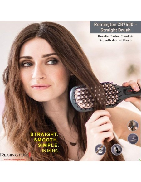 Brosse Lissante REMINGTON - Noir (CB7400)