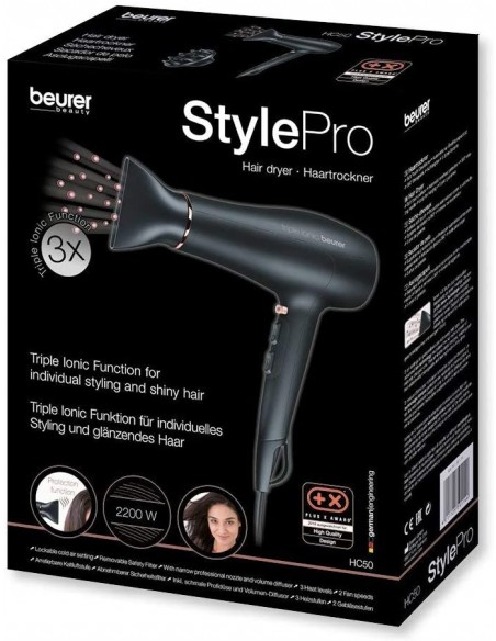 Sèche Cheveux BEURER 2200 Watt - Noir (HC50)