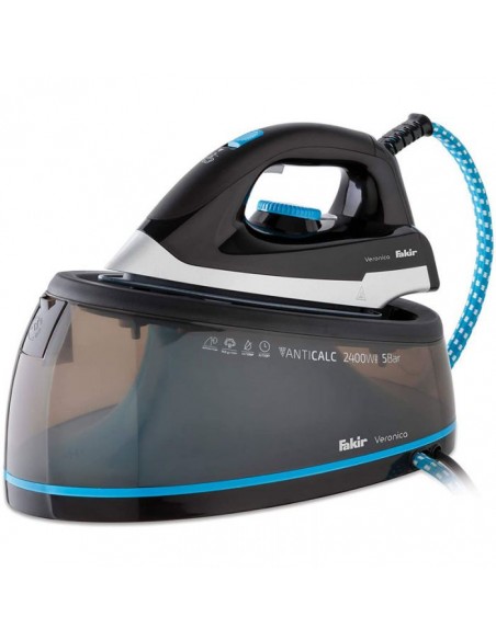 Centrale à Vapeur FAKIR VERONICA 2400W - Noir & Bleu (VERONICA-BLE) Centrale à Vapeur FAKIR VERONICA 2400W - Noir & Bleu (VERONICA-BLE)