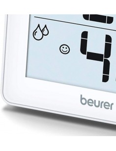 Thermo-Hygromètre BEURER - Contrôle de la Température et de l'humidité - Blanc (HM16) 2