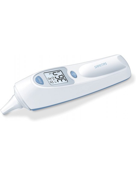 Thermomètre Auriculaire SANITAS - Blanc/Bleu (SFT53)