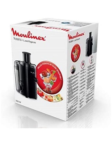 Centrifugeuse MOULINEX Frutelia 350 Watt - 0.950 Litres - Noir (JU370810)