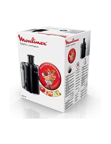 Centrifugeuse MOULINEX Frutelia 350 Watt - 0.950 Litres - Noir (JU370810)