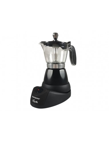 Cafetière Electrique BEPER - 3 Tasses - 400 Watt - Noir (BC.040N)