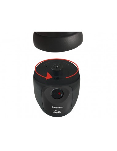 Cafetière Electrique BEPER - 3 Tasses - 400 Watt - Noir (BC.040N)