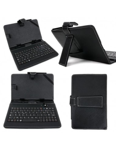 Etui de Protection avec Clavier Pour Tablette 7" Noir prix