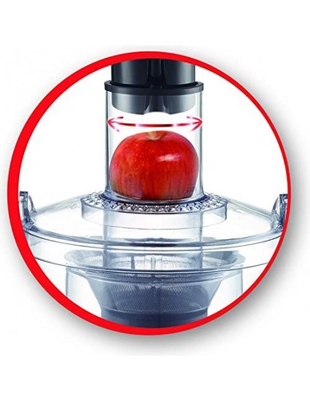 Centrifugeuse MOULINEX Juice Express 800 Watt - 1.5 Litres - Noir/Inox (JU550D10)