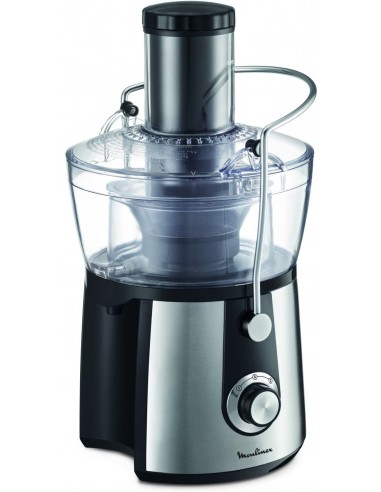 Centrifugeuse MOULINEX Juice Express 800 Watt - 1.5 Litres - Noir/Inox (JU550D10)