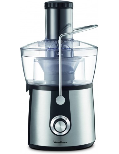 Centrifugeuse MOULINEX Juice Express 800 Watt - 1.5 Litres - Noir/Inox (JU550D10)