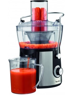 Centrifugeuse MOULINEX Juice Express 800 Watt - 1.5 Litres - Noir/Inox (JU550D10)