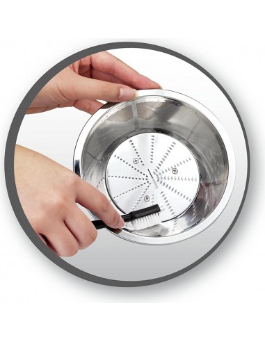 Centrifugeuse 2 Speed MOULINEX 1.5 Litres - 800 Watt - Noir & Inox (JU610D10) Centrifugeuse 2 Speed MOULINEX 1.5 Litres - 800 Watt - Noir & Inox (JU610D10)