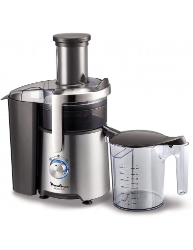 Centrifugeuse 2 Speed MOULINEX 1.5 Litres - 800 Watt - Noir & Inox (JU610D10)