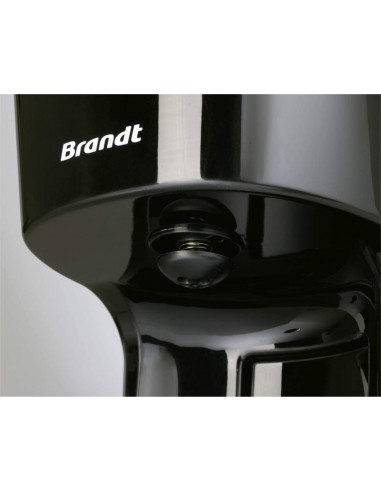 Cafetière à Filtre BRANDT 1000 Watt - 18 Tasses - Noir (CAF1318)