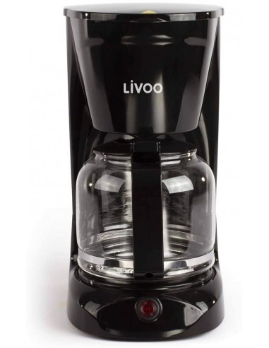 Cafetière Électrique LIVOO 900 Watt 15 Tasses - Noir (DOD166N)