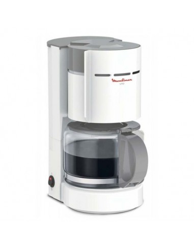 Cafetière MOULINEX Uno 800 Watt - 12 Tasses - Gris/Blanc (FG121110)