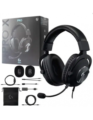 Casque Gaming LOGITECH Pro X Headset - Noir (981-000818) Casque Gaming LOGITECH Pro X Headset - Noir (981-000818)