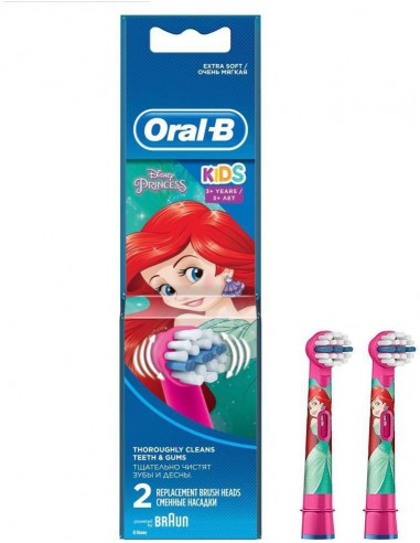 2 Brossettes BRAUN Disney Princess Oral-B EB10 2K (EB10-2)