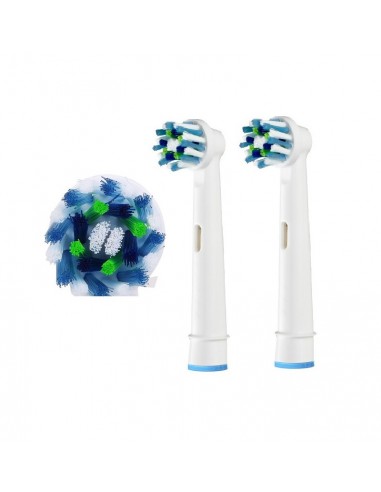 2 Brossettes BRAUN CrossAction Oral-B (EB50) 2 Brossettes BRAUN CrossAction Oral-B (EB50)