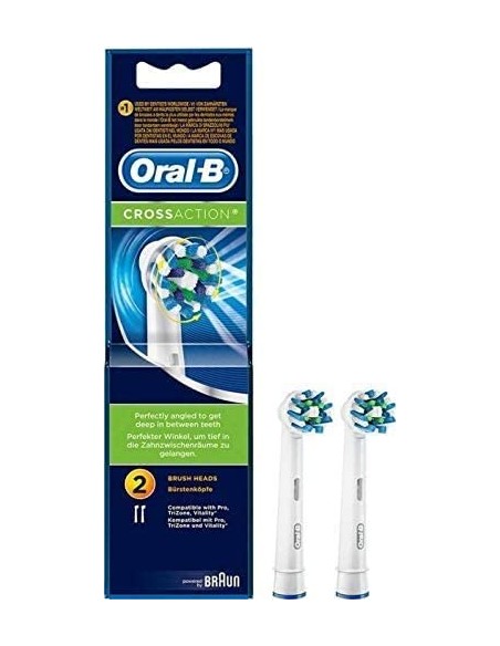 2 Brossettes BRAUN CrossAction Oral-B Prix Tunisie (EB50) 2 Brossettes BRAUN CrossAction Oral-B Prix Tunisie (EB50)