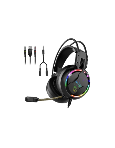 Casque Micro Gaming GAMING SPIRIT Pro H7 LED RGB (MIC-PH7) Casque Micro Gaming GAMING SPIRIT Pro H7 LED RGB (MIC-PH7)