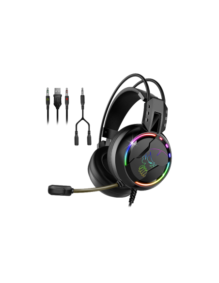 Casque Micro Gaming GAMING SPIRIT Pro H7 LED RGB (MIC-PH7) Casque Micro Gaming GAMING SPIRIT Pro H7 LED RGB (MIC-PH7)