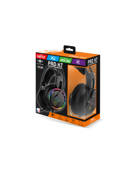 Casque Micro Gaming GAMING SPIRIT Pro H7 LED RGB (MIC-PH7) Casque Micro Gaming GAMING SPIRIT Pro H7 LED RGB (MIC-PH7)