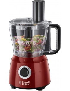 Robot Multifonctions RUSSELL HOBBS 600 Watt - 2,5 Litres - Rouge (24730-56) 2