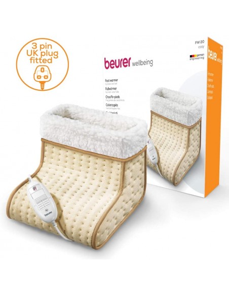 Chauffe-Pieds BEURER 100 Watt - Beige (FW20 GRAU)