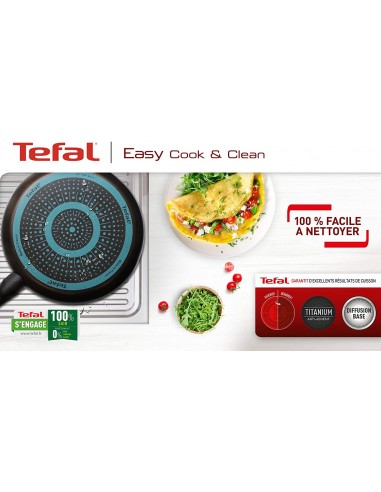 Casserole TEFAL 20 CM - Cook & Clean (B5543002)