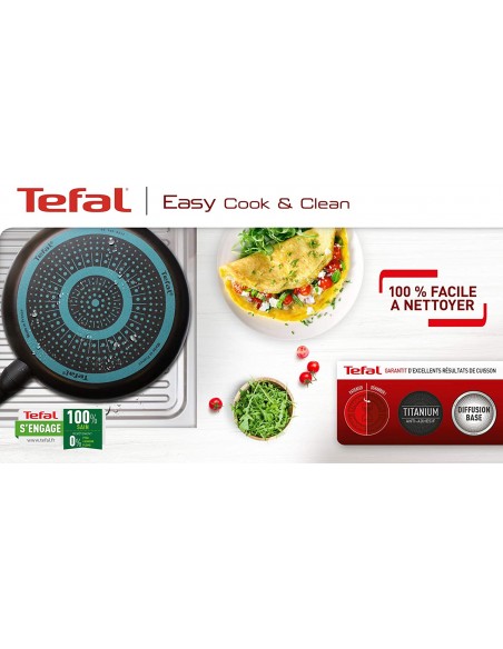 Casserole TEFAL 20 CM - Cook & Clean (B5543002)