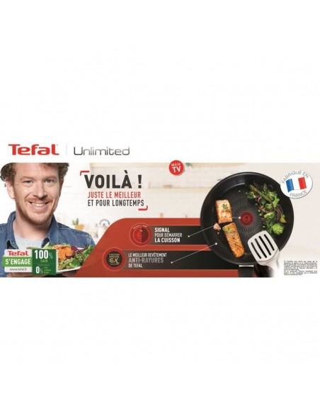 Sauteuse TEFAL UNLIMITED 26 cm - 4 Litres avec Couvercle Induction (G2553302)
