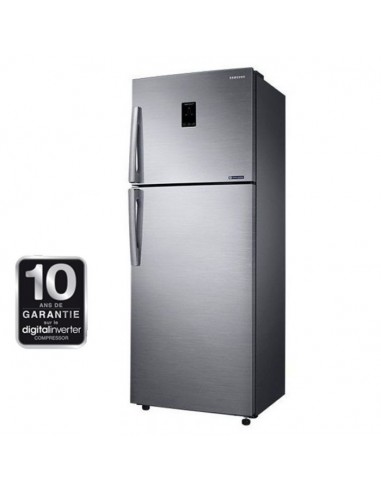 Réfrigérateur SAMSUNG Twin Cooling Plus 440L + Afficheur - Silver (RT44K5452S8)