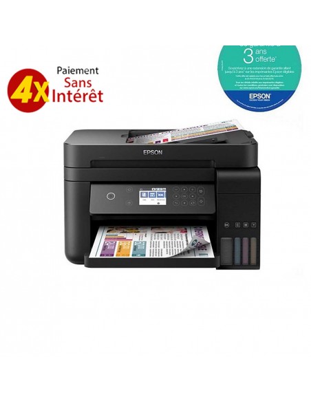 Imprimante Jet D'encre EPSON ECOTANK ITS 4 en1 Couleur Wifi L6190 (C11CG19403) Imprimante Jet D'encre EPSON ECOTANK ITS 4 en1 Couleur Wifi L6190 (C11CG19403)